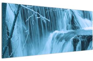 Slika - ledeni slapovi (120x50 cm)