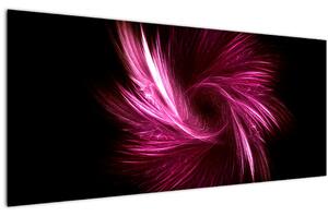 Slika - ružičasta apstrakcija (120x50 cm)
