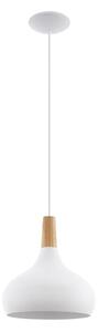 Eglo 96982 - Viseća svjetiljka SABINAR 1xE27/60W/230V pr. 28 cm bijela
