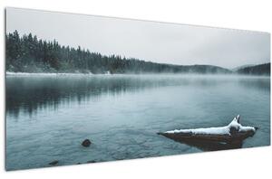 Slika - ledeno sjeverno jezero (120x50 cm)