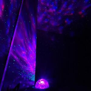 LED RGB Zvjezdani projektor i Bluetooth Loud USB White