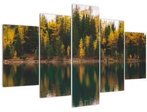 Slika šumskog jezera (150x105 cm)