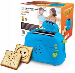 750W zabavni toster kurha SMILEY plavi