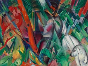 Reprodukcija In the Rain, Franz Marc