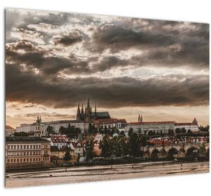 Slika - oblačni Prag (70x50 cm)