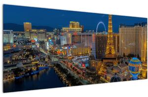 Slika noćni Las Vegas (120x50 cm)