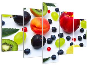 Slika voća s kapima vode (150x105 cm)