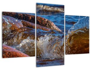 Detaljna slika - voda između kamenja (90x60 cm)