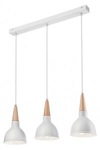 Luster na sajli FRANCESCA 3xE27/60W/230V bijela