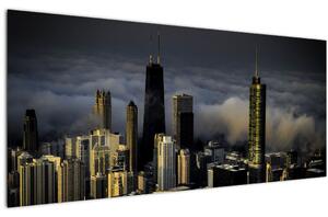 Slika grada u oblacima (120x50 cm)