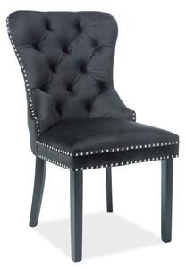 Zondo Blagovaonska stolica Aurore Velvet (crna). 1018326