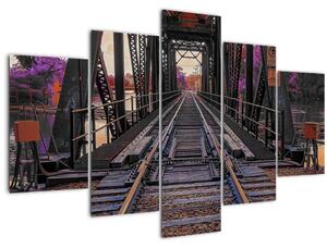 Slika željezničkog mosta (150x105 cm)