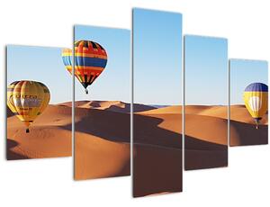 Slika - leteći baloni u pustinji (150x105 cm)