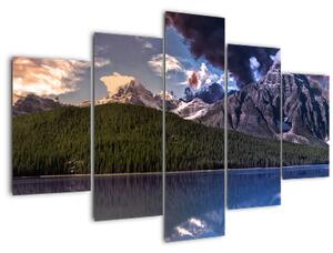 Slika jezera i planina (150x105 cm)