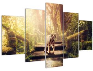Slika tigra u džungli (150x105 cm)