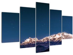 Slika planina i noćnog neba (150x105 cm)
