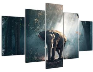 Slika slona u džungli (150x105 cm)