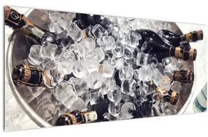 Slika - šampanjac u ledu (120x50 cm)