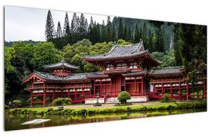 Slika - kineska arhitektura (120x50 cm)