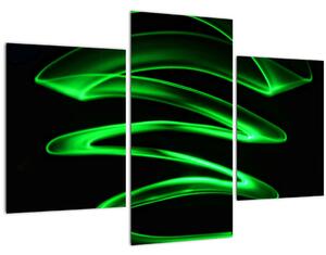 Slika - neonski valovi (90x60 cm)