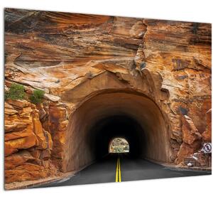 Slika - tunel u stijeni (70x50 cm)