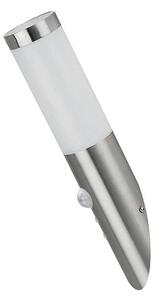 Rabalux 8266 - Vanjska svjetiljka sa senzorom INOX TORCH 1xE27/25W/230V IP44