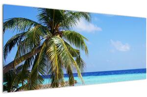 Slika palme na plaži (120x50 cm)