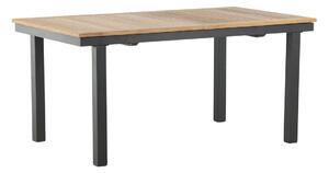 Vrtni stol Dallas 80975x90cm, Crna, Svijetlo drvo, Metal
