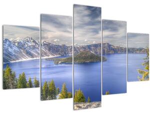 Slika planinskog jezera (150x105 cm)