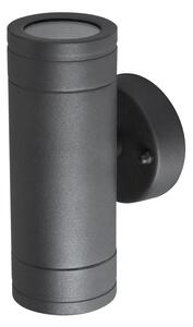Vanjska zidna svjetiljka OLIMP 1 2xGU10/35W crna IP44