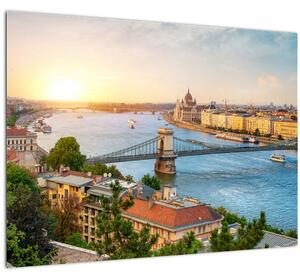 Slika grada Budimpešte s rijekom (70x50 cm)