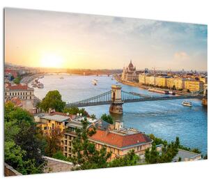 Slika grada Budimpešte s rijekom (90x60 cm)