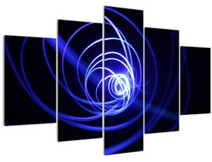 Slika plavih spirala (150x105 cm)