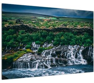 Slika slapova u prirodi (90x60 cm)