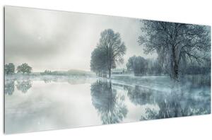 Slika zimske prirode (120x50 cm)