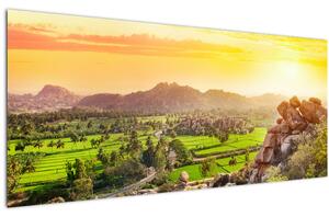 Slika doline Hampi u Indiji (120x50 cm)