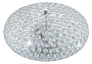 Eglo 95284 - Kristalna stropna svjetiljka CLEMENTE 2xE27/60W/230V