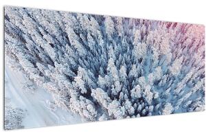 Slika snježnih stabala (120x50 cm)