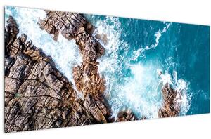 Slika stijena i mora (120x50 cm)