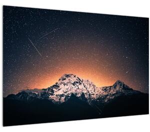 Slika zvjezdanog neba s planinama (90x60 cm)
