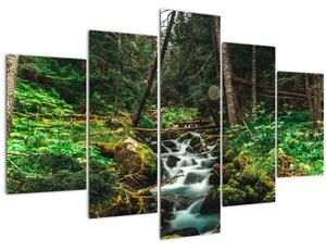 Slika potoka u šumi (150x105 cm)