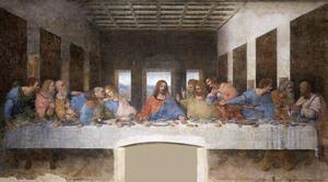 Reprodukcija The Last Supper, 1495-97 (fresco), Leonardo da Vinci