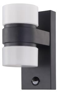 Eglo 96276 - LED Vanjska zidna svjetiljka sa senzorom ATOLLARI 2xLED/6W IP44