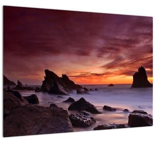 Slika zalaska sunca na obali (70x50 cm)
