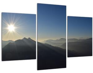 Slika - Iznad planinskih vrhova (90x60 cm)