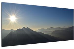 Slika - Iznad planinskih vrhova (120x50 cm)