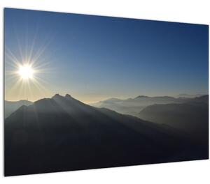 Slika - Iznad planinskih vrhova (90x60 cm)