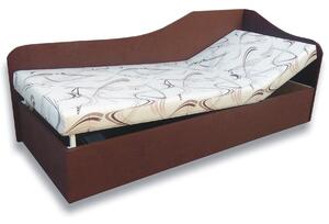 Zondo Jednostruki krevet (kauč) 80 cm Abigail (Sand 10 + tamnosmeđa 40) (D) . 793055