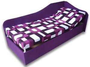 Zondo Jednostruki krevet (kauč) 80 cm Abigail (Gusto 10 + Ljubičasta 49) (D). 793051