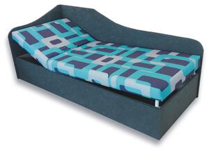Zondo Jednostruki krevet (kauč) 80 cm Abigail (Gusto 4A + siva 81) (L). 793048